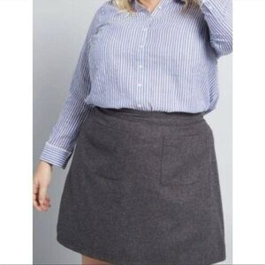 Classic Gray Women's Skirt